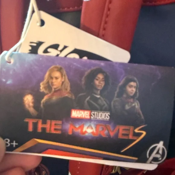 NWT Loungefly Marvel The Marvels Characters Mini Backpack - Picture 6 of 12